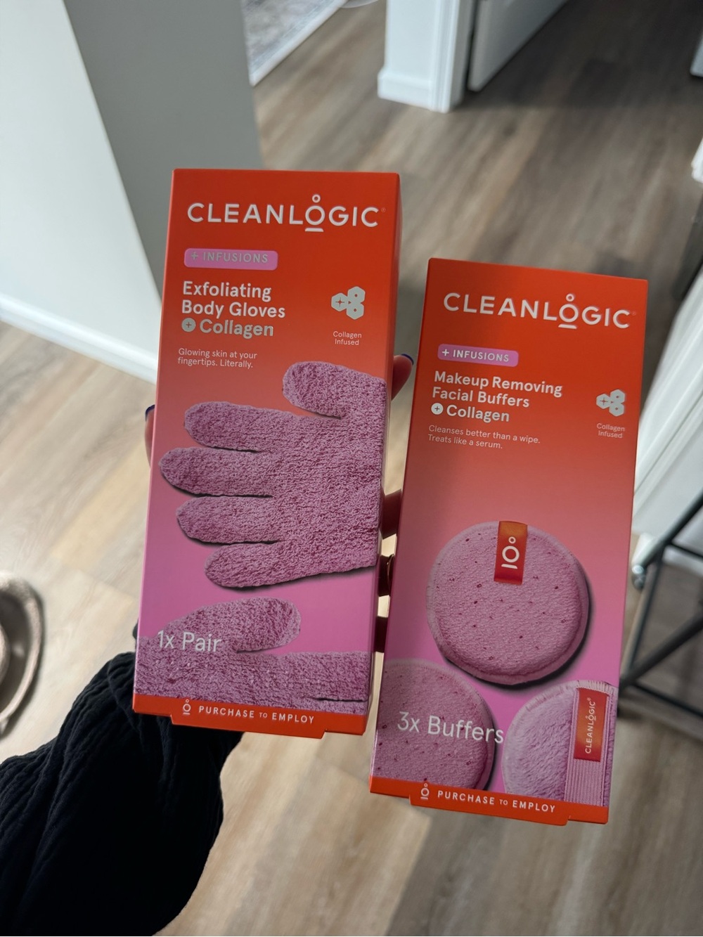 Cleanlogic Exfoliating Gloves + Pads
